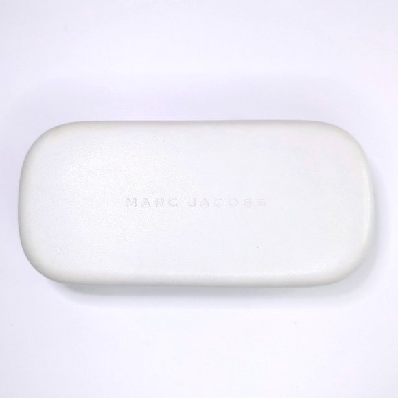 Marc Jacobs Accessories - MARC JACOBS  🕶  White Hard Shell Clamshell Sunglasses Eyeglasses Case